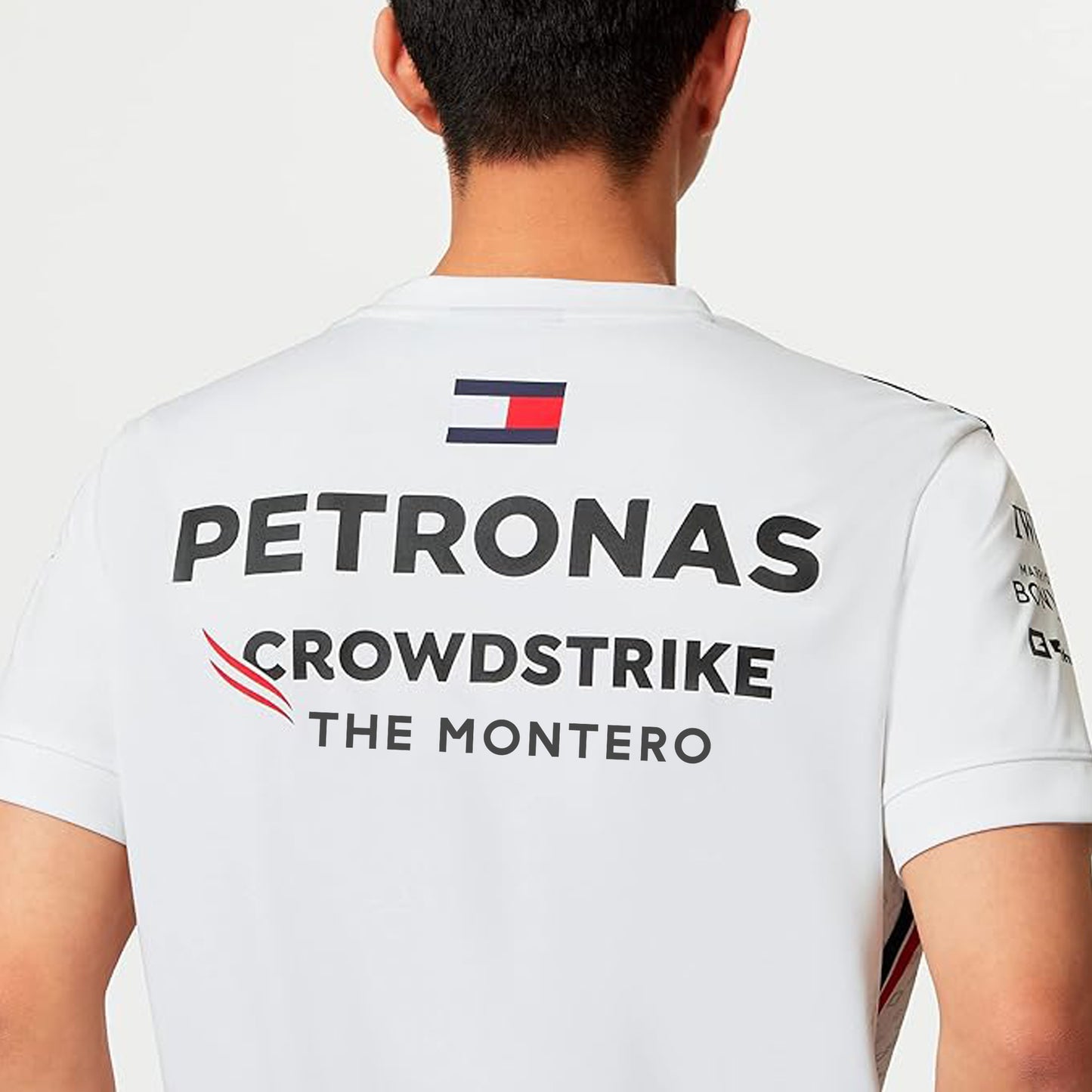 Mercedes AMG F1 Men's Driver T-Shirt - Black/White