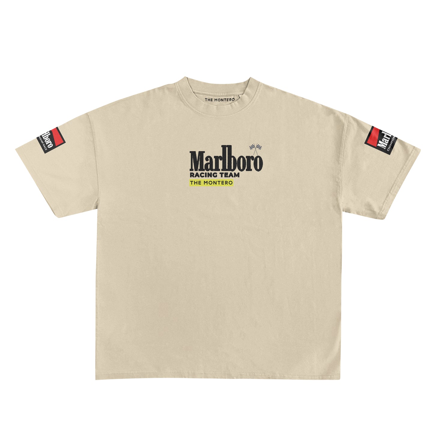 Marlboro Racing T-Shirt Beige - Unisex - THE MONTERO