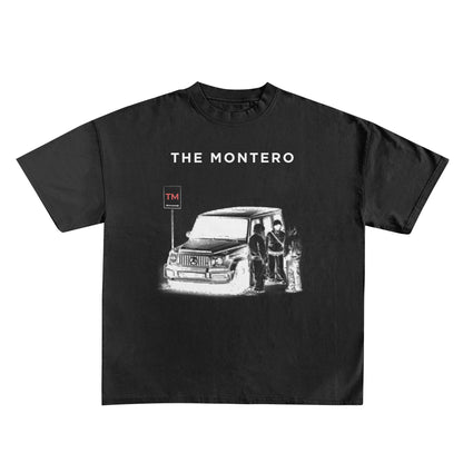 Montero™ G-Wagon Street Scene Boxy Tee – Black
