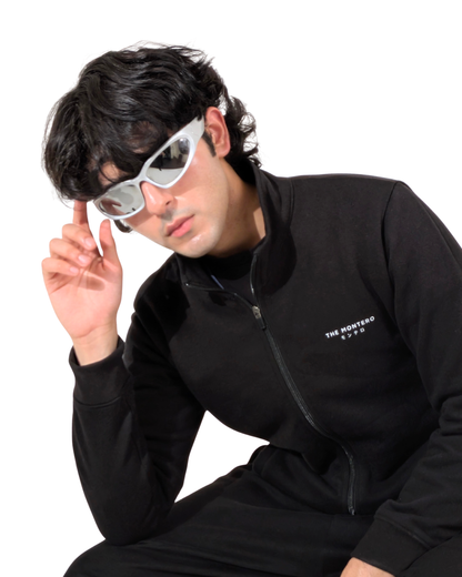 Black Zipper Jacket - THE MONTERO - THE MONTERO