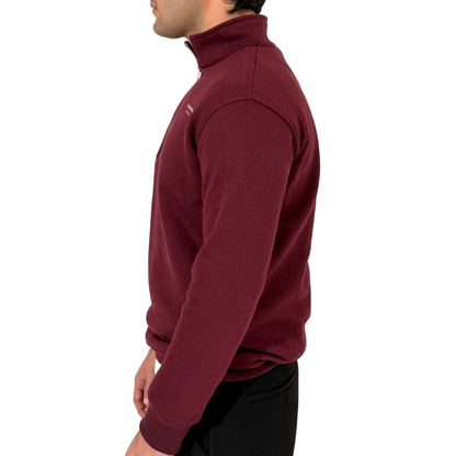 Wine Color Unisex Quarter Zipper – THE MONTERO - THE MONTERO
