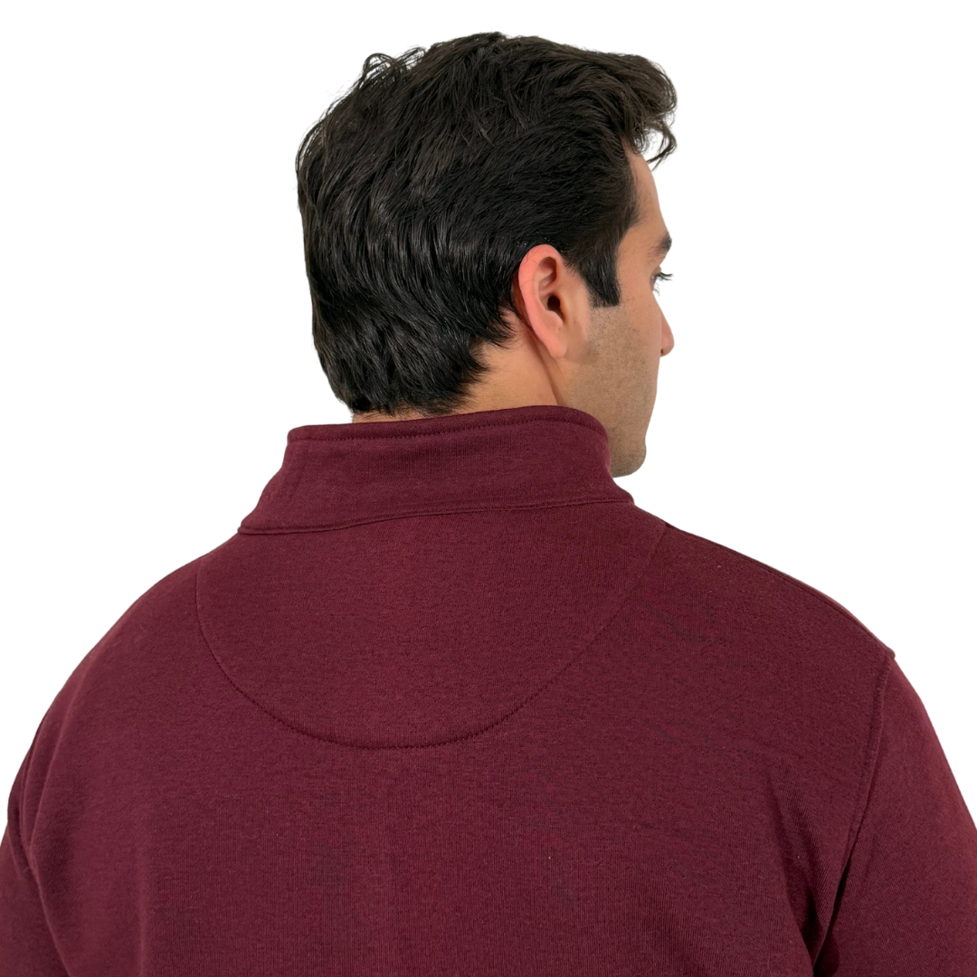 Wine Color Unisex Quarter Zipper – THE MONTERO - THE MONTERO