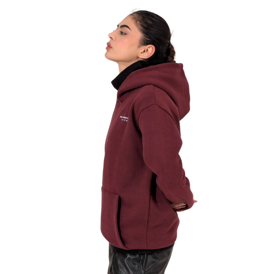 Oxblood Unisex Hoodie - THE MONTERO - THE MONTERO