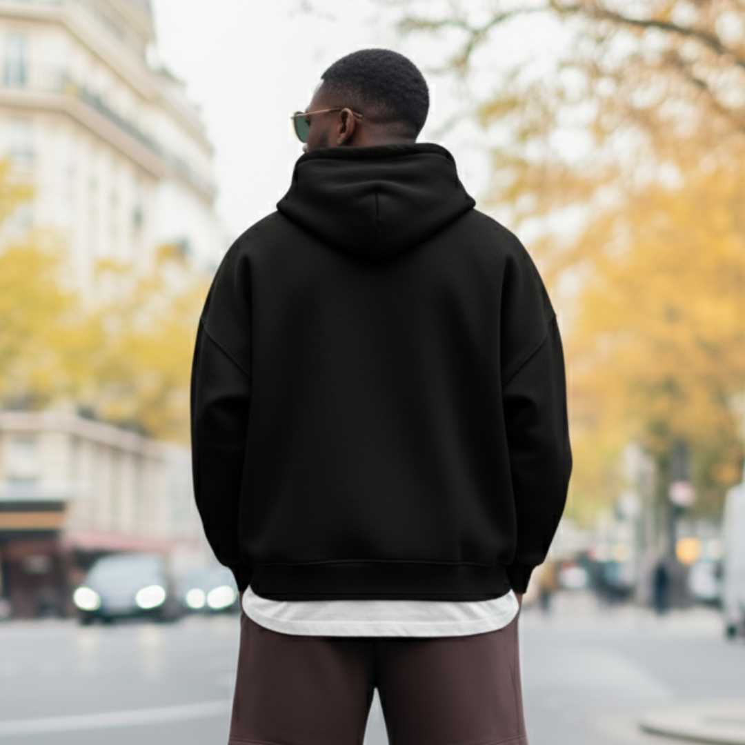 THE MONTERO Black Hoodie – Silence Edition - UNISEX - THE MONTERO