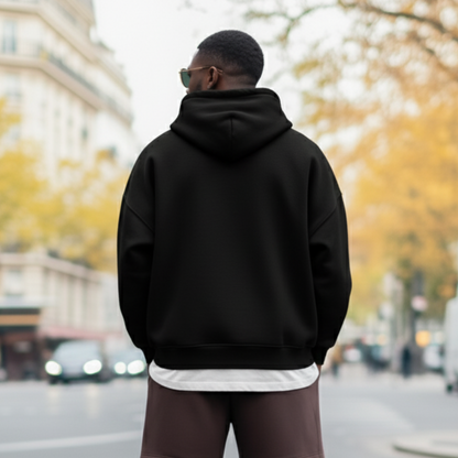 THE MONTERO Black Hoodie – Silence Edition - UNISEX - THE MONTERO