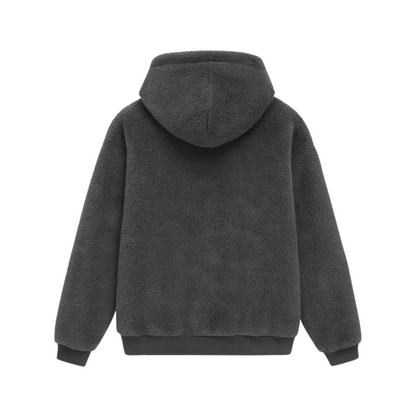 THE MONTERO Grey Sherpa Hoodie - UNISEX - THE MONTERO