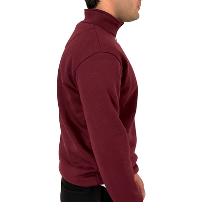 Wine Color Unisex Quarter Zipper – THE MONTERO - THE MONTERO
