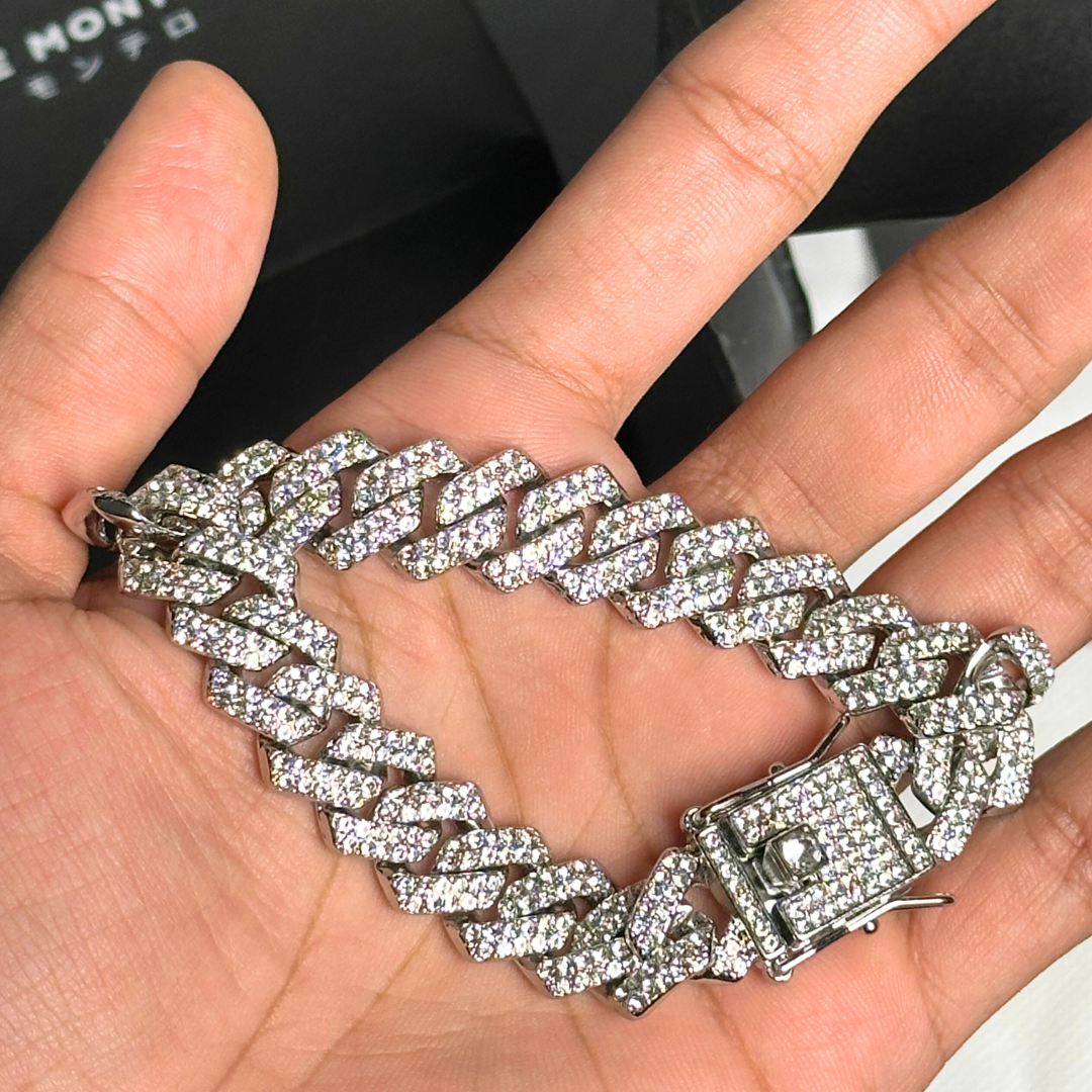 Iced Cuban Bracelet - THE MONTERO