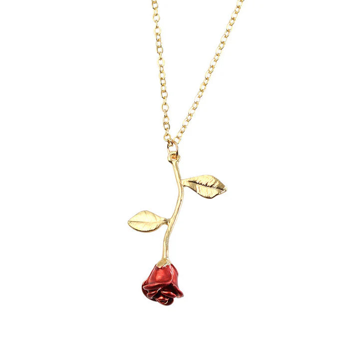 Eternal Rose Pendant – Elegant Love Necklace for Her