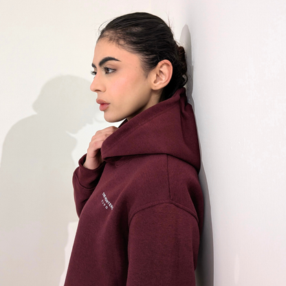 Oxblood Unisex Hoodie - THE MONTERO - THE MONTERO