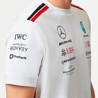 Mercedes AMG F1 Men's Driver T-Shirt - Black/White