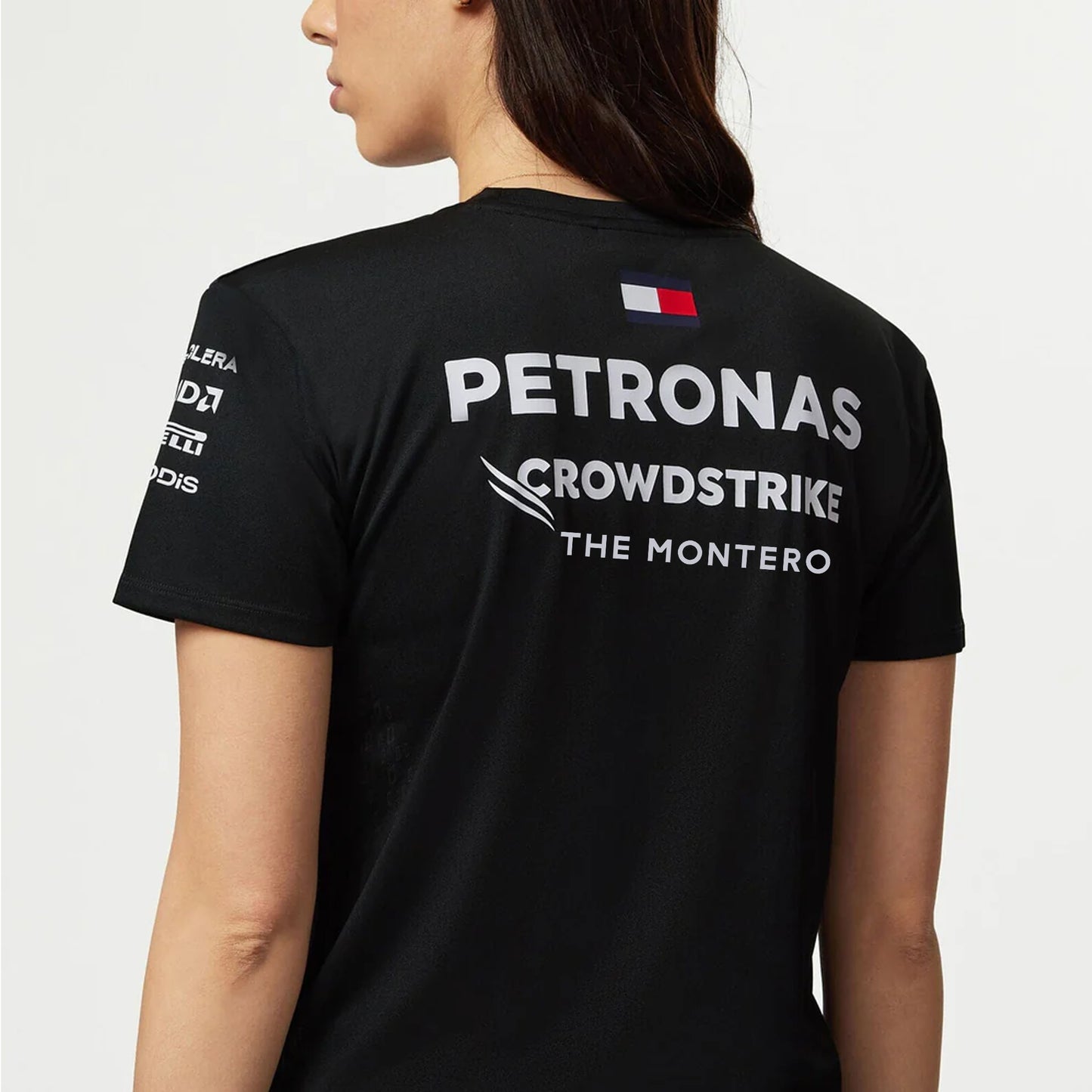 Mercedes AMG F1 Women's Driver T-Shirt - Black/White