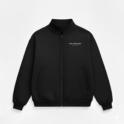 Black Zipper Jacket - THE MONTERO - THE MONTERO
