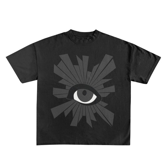 The Eye Oversized Tee - Black