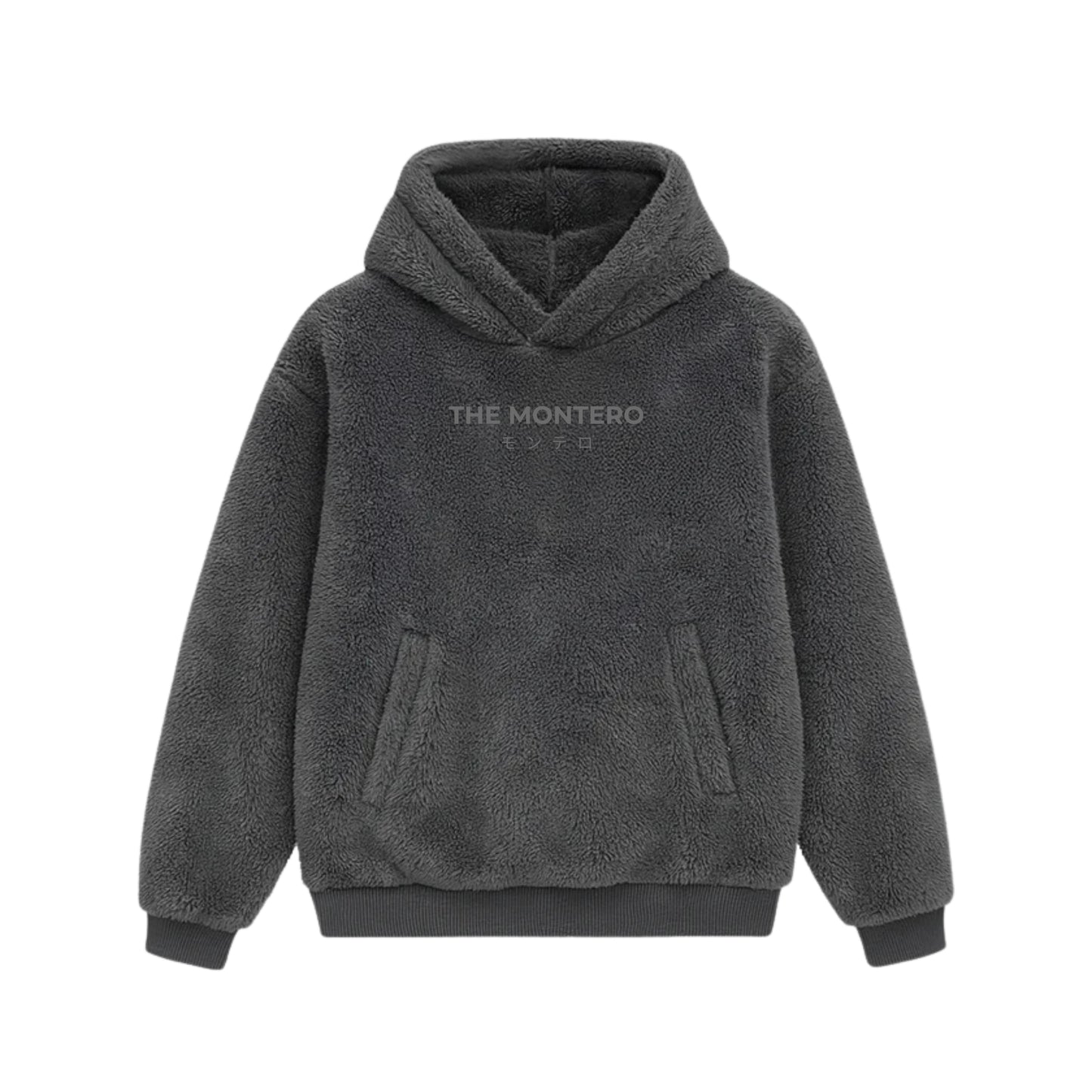THE MONTERO Grey Sherpa Hoodie - UNISEX - THE MONTERO