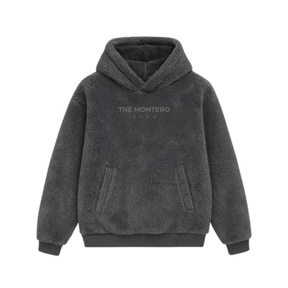 THE MONTERO Grey Sherpa Hoodie - UNISEX - THE MONTERO