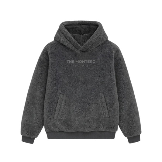 THE MONTERO Grey Sherpa Hoodie - UNISEX - THE MONTERO