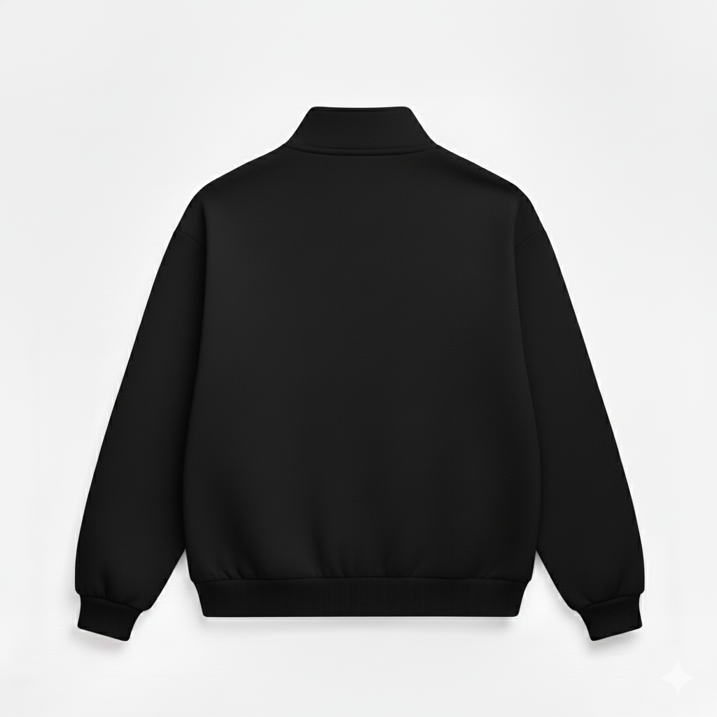 Black Zipper Jacket - THE MONTERO - THE MONTERO