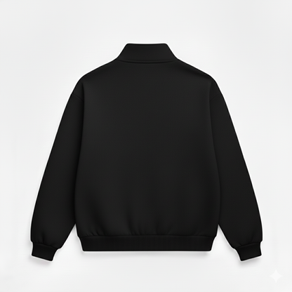 Black Zipper Jacket - THE MONTERO - THE MONTERO