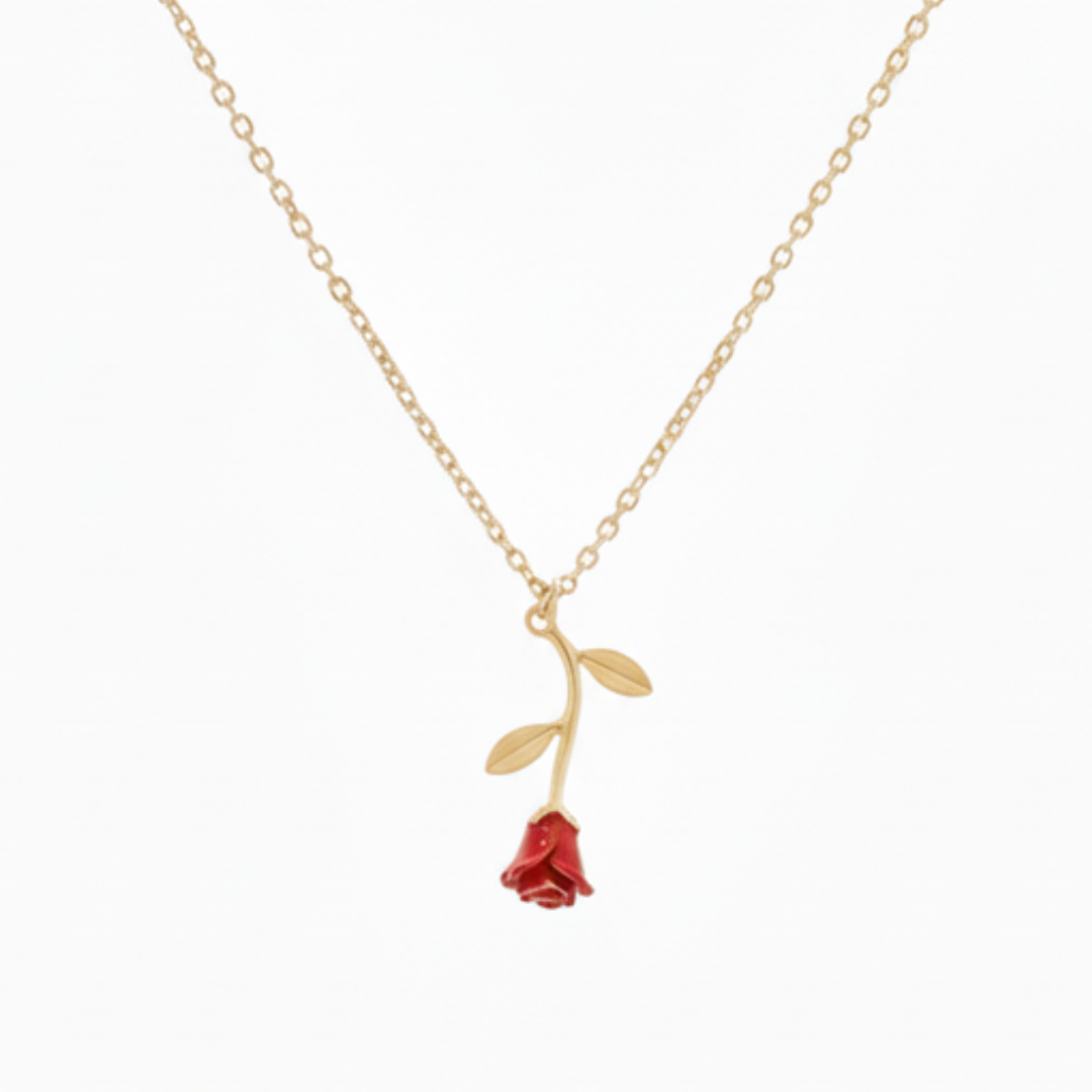 Eternal Rose Pendant – Elegant Love Necklace for Her - THE MONTERO