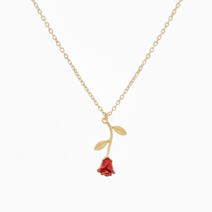 Eternal Rose Pendant – Elegant Love Necklace for Her - THE MONTERO