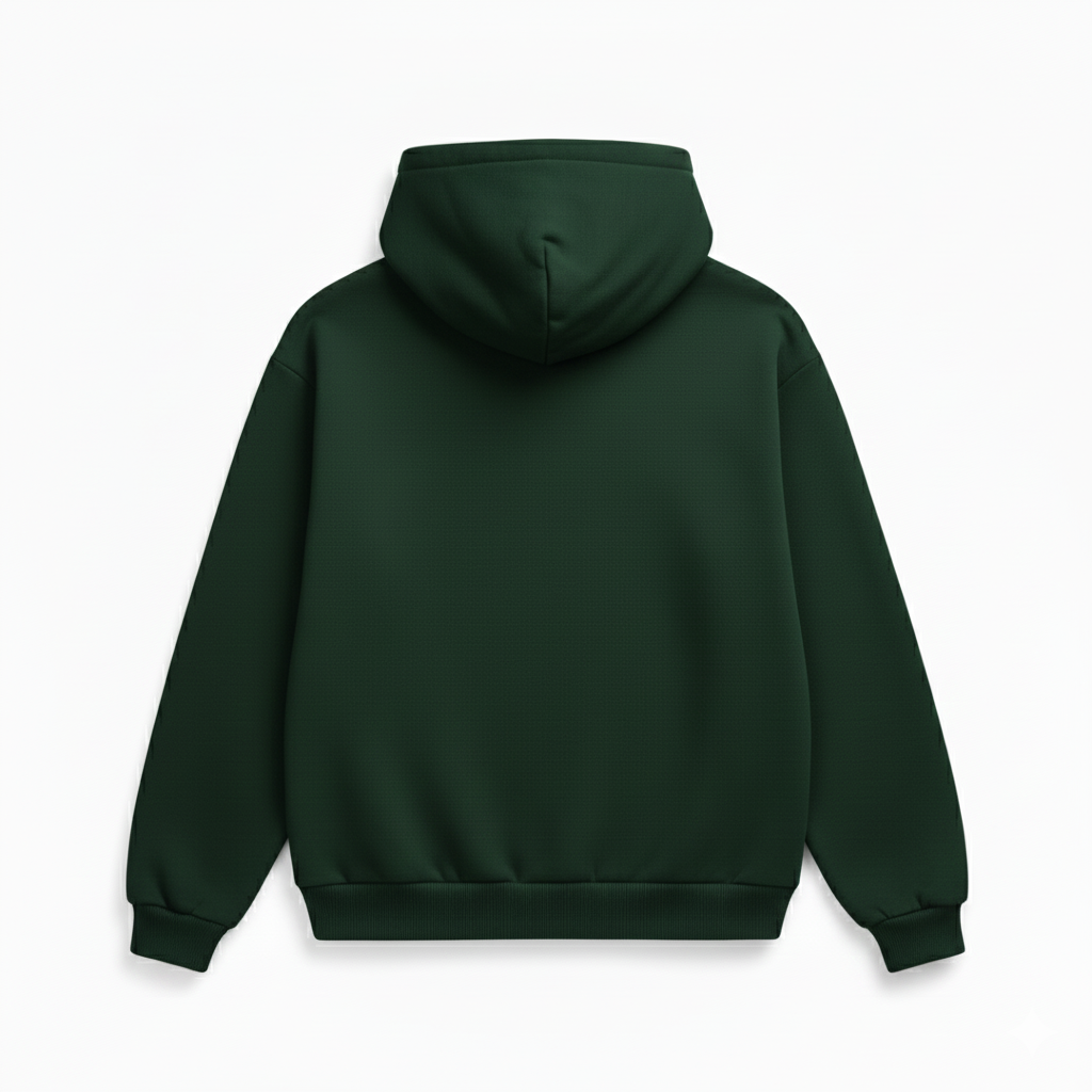 Bottle Green Hoodie - THE MONTERO - THE MONTERO
