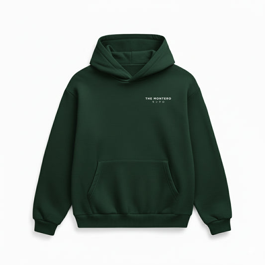 Bottle Green Hoodie - THE MONTERO - THE MONTERO