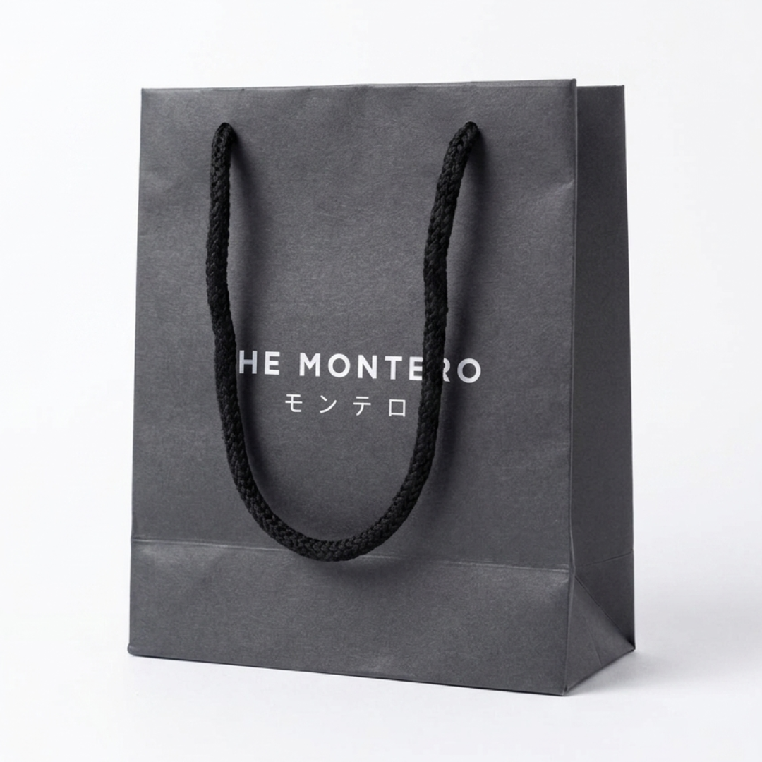 Matte Black Paper Bag