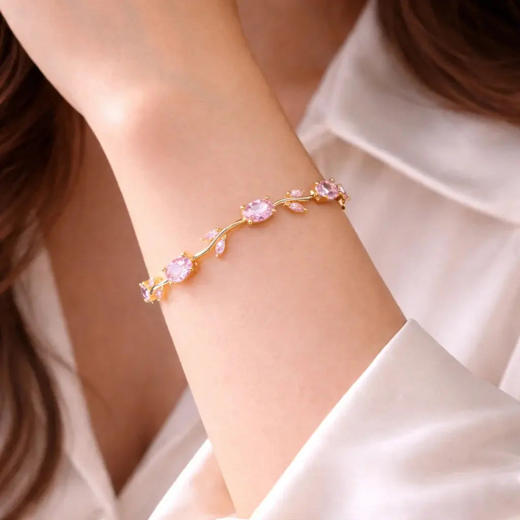 Tulip Bracelet Pink (With Box)